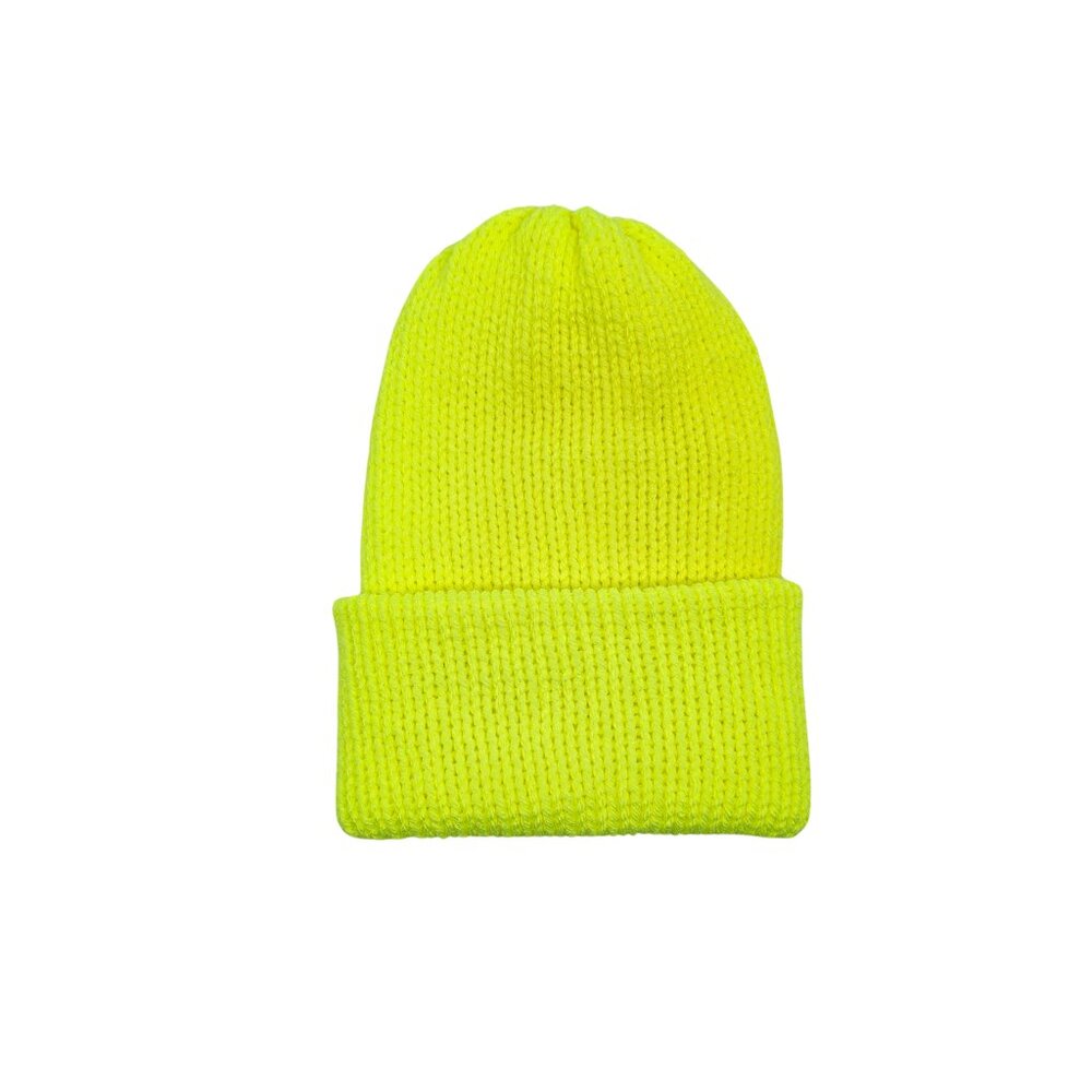 High-visibility Neon beanie